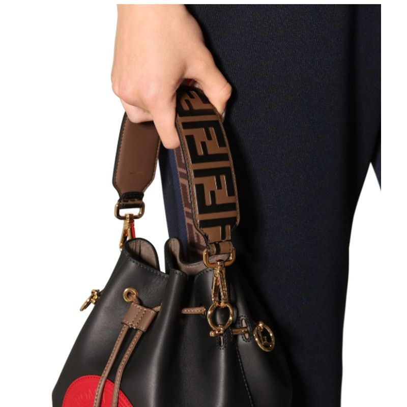 Fendi Fendi Mini Strap You Leather Shoulder Strap Size ONE SIZE - 2 Thumbnail