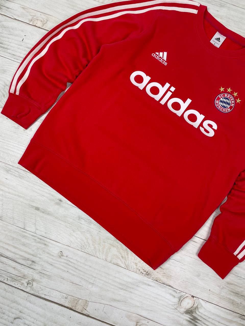 Adidas Adidas Bayern Munich 2013 2014 Sweatshirt Soccer Football Size US M / EU 48-50 / 2 - 3 Thumbnail