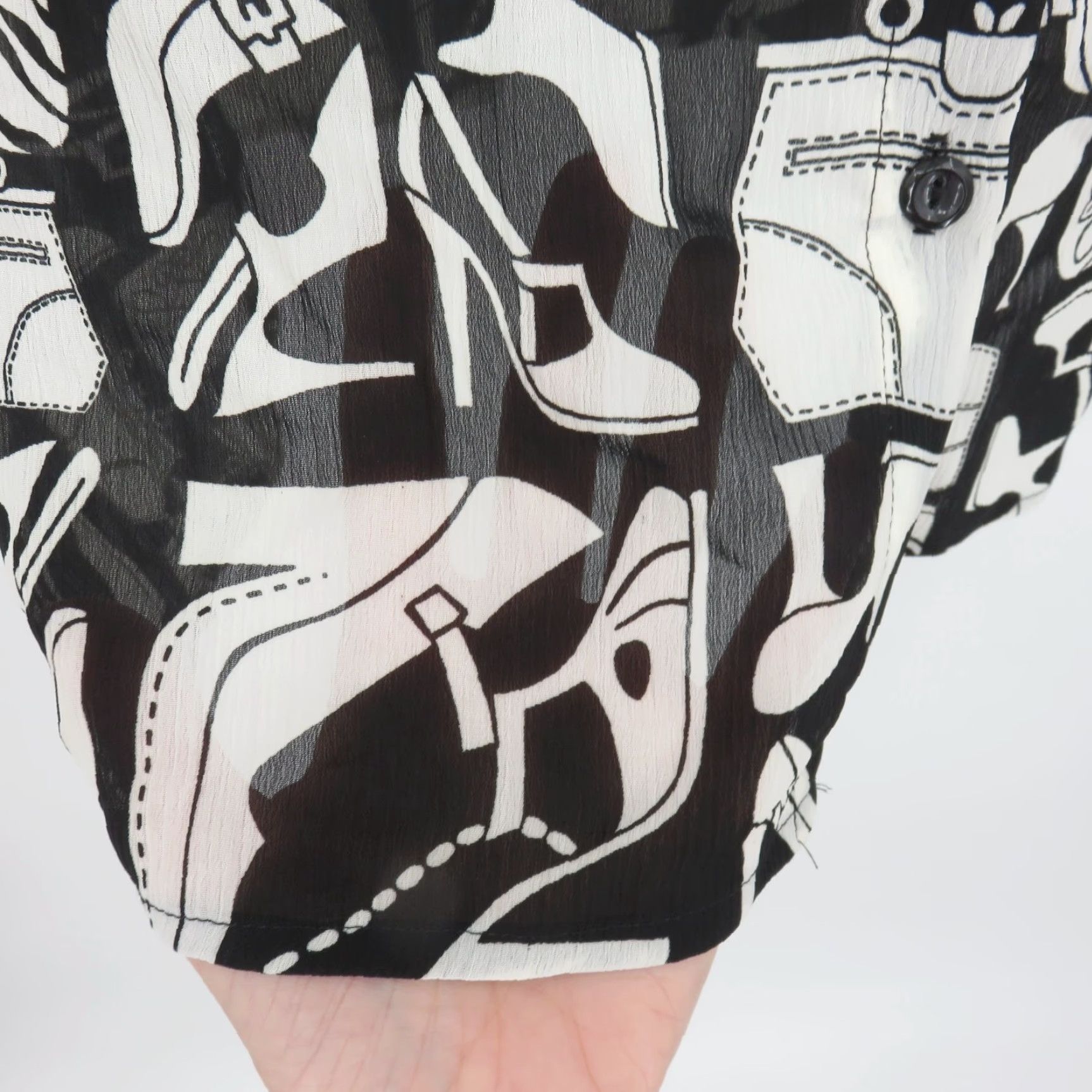 Vintage VINTAGE Alfred Dunner Blouse Shirt Tank Set NEW Women 20W Black White Print Handbag Print? Size 3XL / US 20-22 - 3 Thumbnail