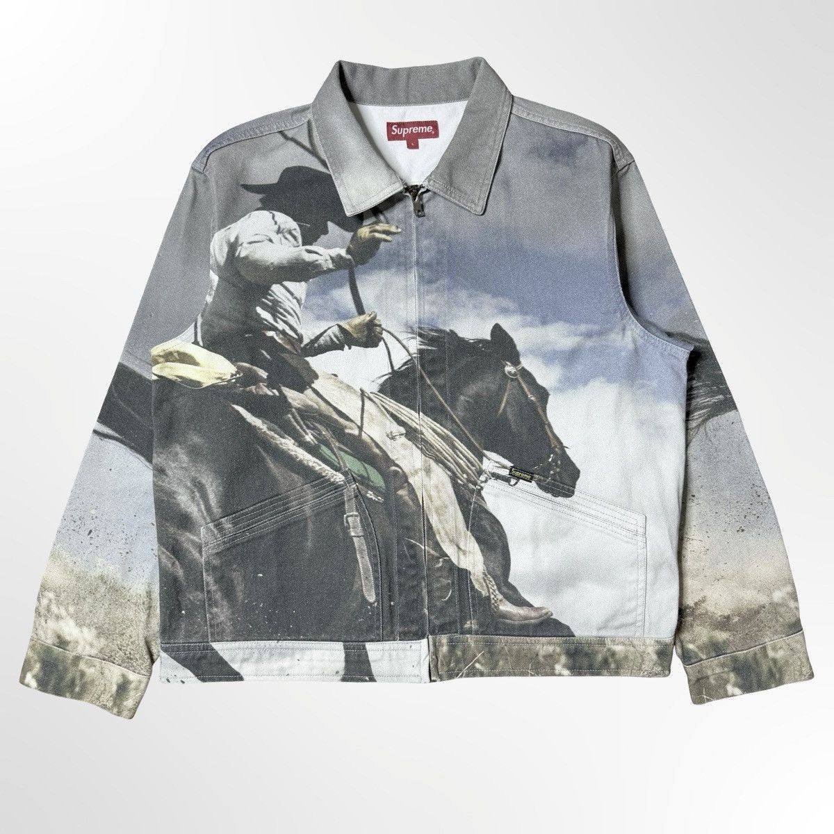 Supreme Cowboy Denim Work Jacket | Grailed