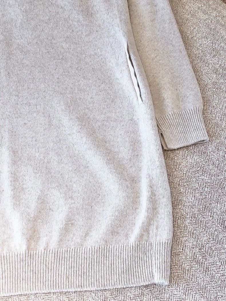 Loro Piana LORO PIANA Light tea colored cashmere knit dress Size M / US 6-8 / IT 42-44 - 4 Thumbnail