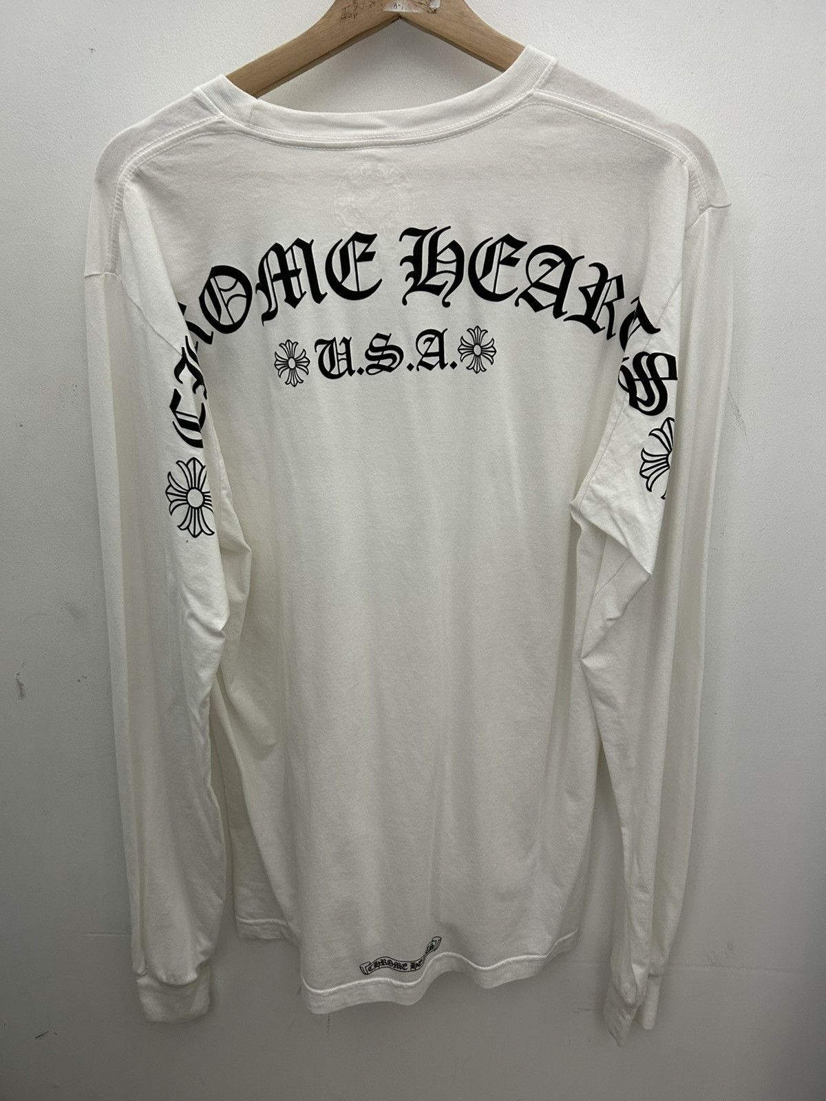Chrome Hearts Chrome Hearts Back Hit Tee Long Sleeve Size US L / EU 52-54 / 3 - 8 Thumbnail