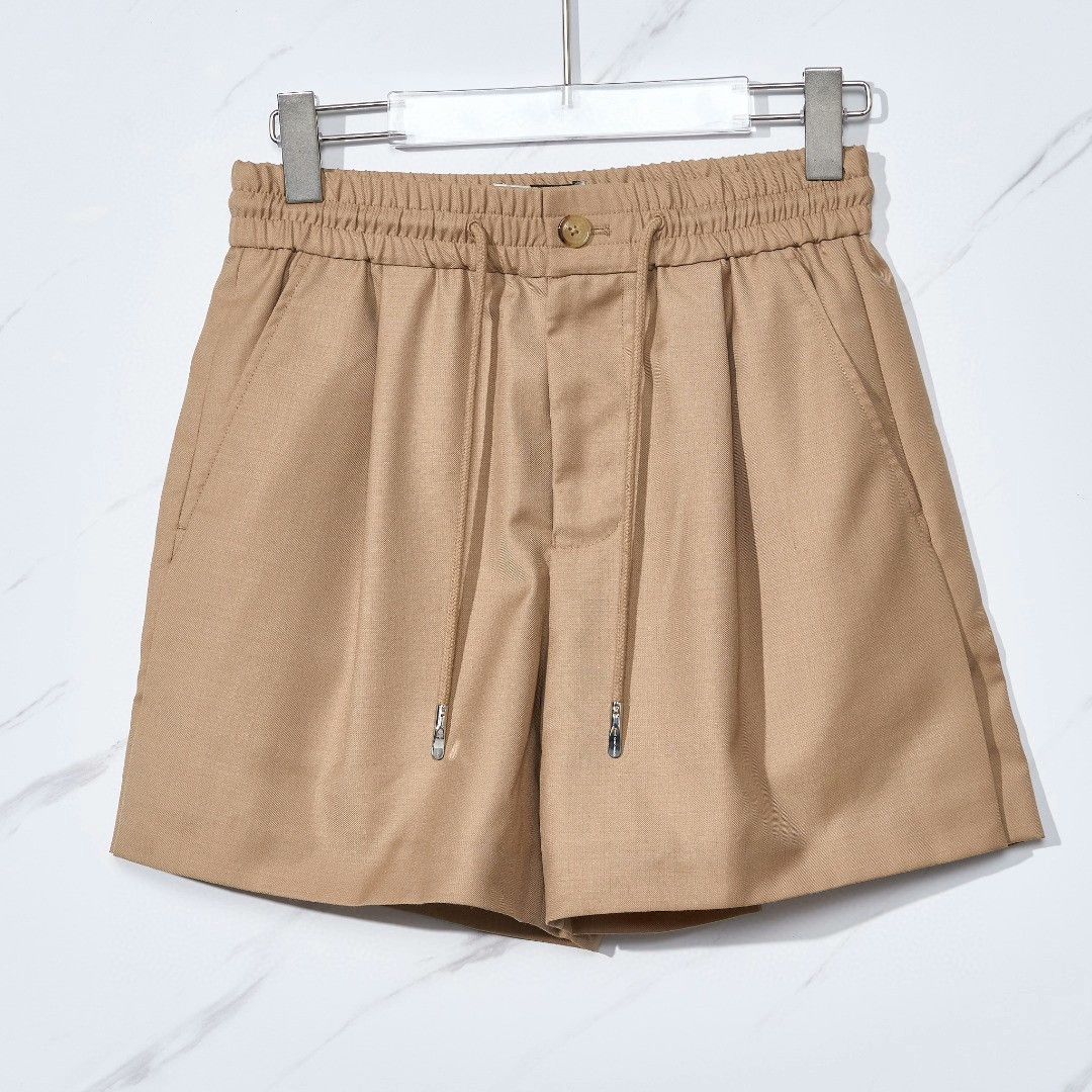 Feng Chen Wang Feng Chen Wang Men's Solid Casual Shorts Size US 28 / EU 44 - 1 Thumbnail
