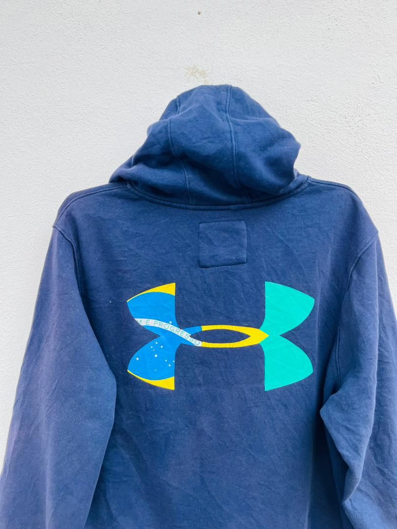 Japanese Brand × Under Armour Vintage Under Amour Brazil Football Streetwear Fashion Style Size US M / EU 48-50 / 2 - 6 Thumbnail