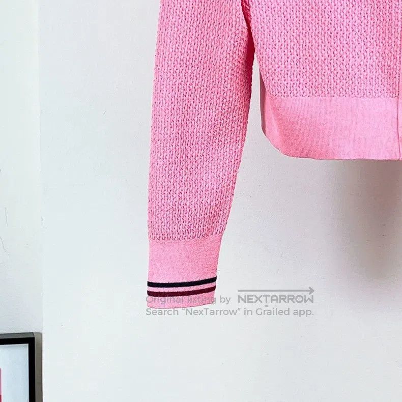Chanel Chanel 23A pink knitted cardigan coat Size XS / US 0-2 / IT 36-38 - 4 Thumbnail