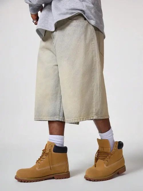 Jean × Vintage Vintage Jorts Designer Y2k Shorts Jeans Size US 32 / EU 48 - 4 Thumbnail