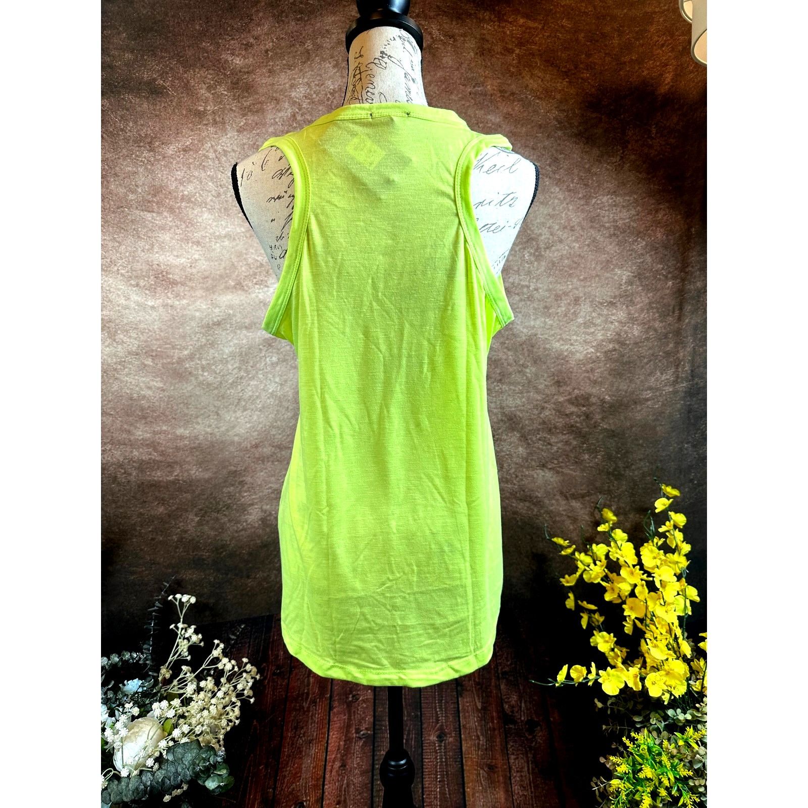 Other Hillary Muscle Tank Top Neon Green Size L Size L / US 10 / IT 46 - 9 Thumbnail