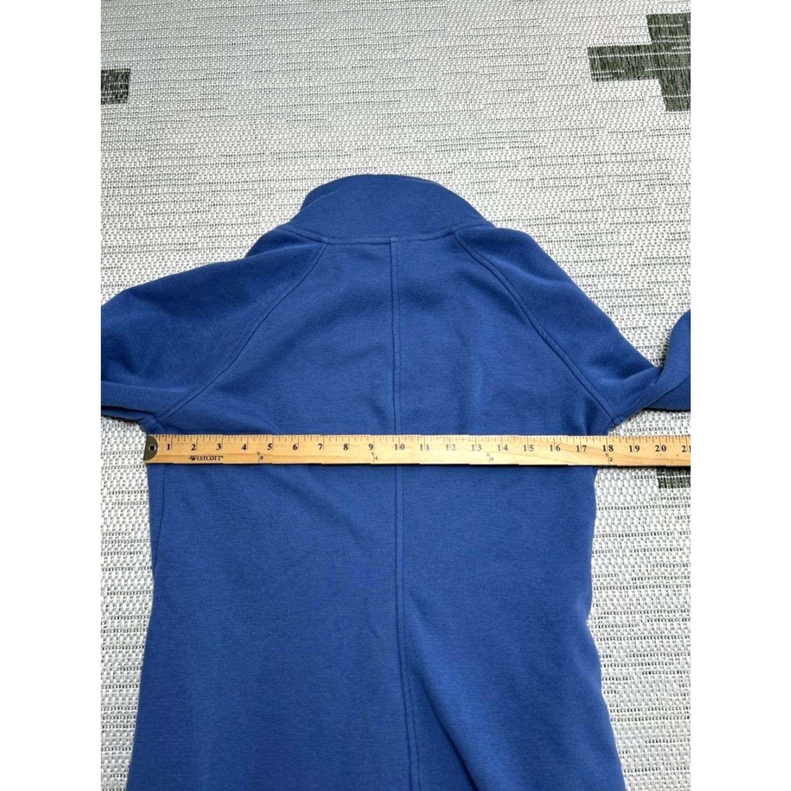 Athleta Athleta Sweatshirt Dress Women S Blue Cozy Karma Pocket Zip Funnel Neck Casual Modern Size S / US 4 / IT 40 - 6 Thumbnail