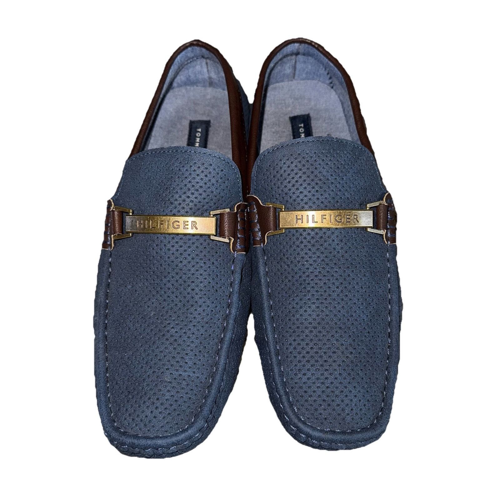 Tommy Hilfiger Tommy Hilfiger Alvins Men’s Blue Driving Loafers 8M Size US 8 / EU 41 - 2 Thumbnail