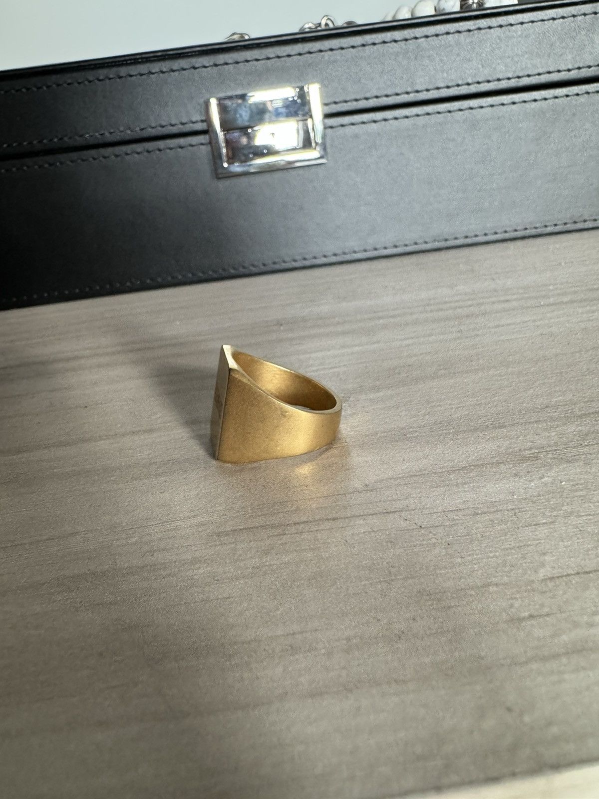 Vetements Vetements Logo Signet ring Size ONE SIZE - 4 Thumbnail