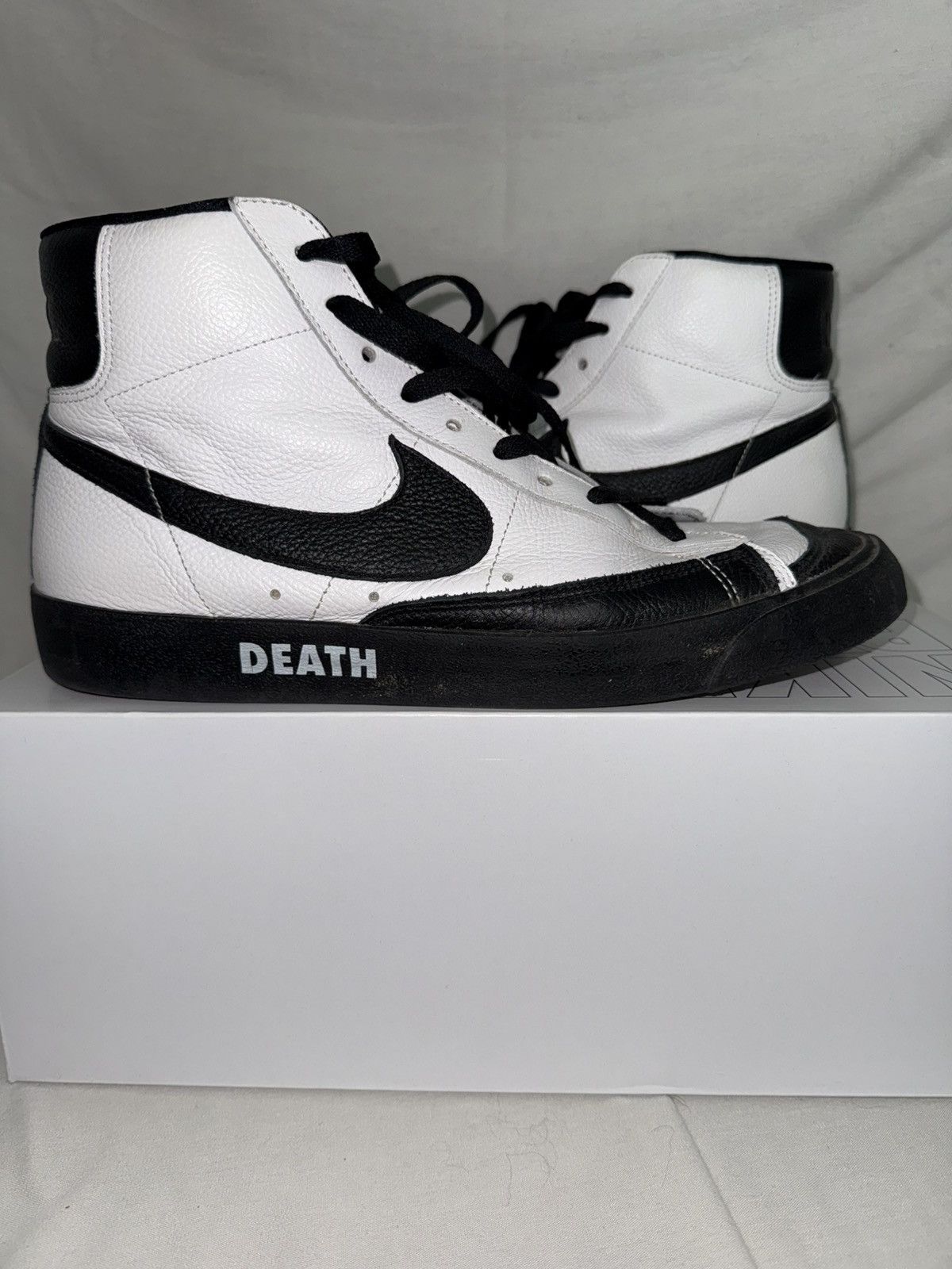 Nike Custom Nike Mid Blazers “Life n Death” Size US 11 / EU 44 - 1 Thumbnail