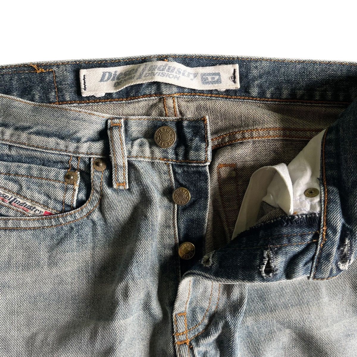 Diesel VINTAGE DIESEL INDUSTRY WASHED BLUE DENIM PANT Size US 29 - 7 Thumbnail