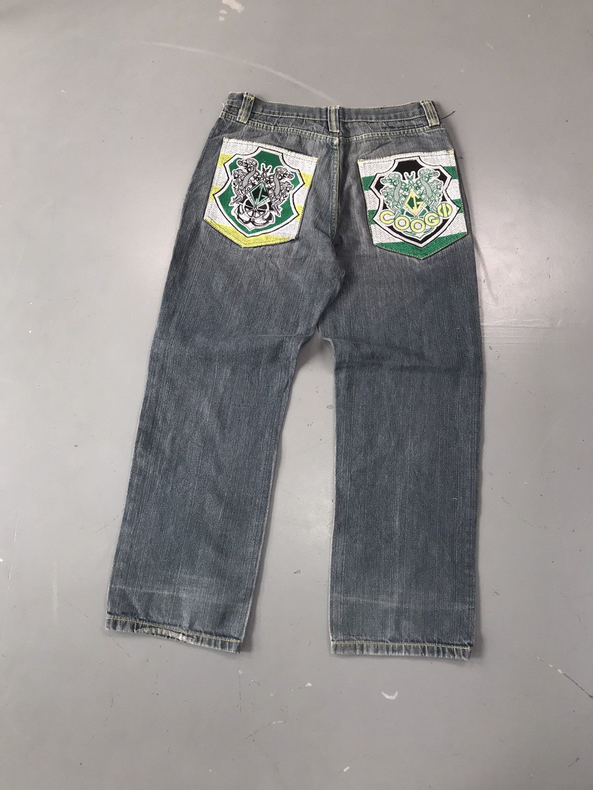 Coogi × Vintage Rare vintage Coogi twin snake 🐍 embroidered denim Size US 32 / EU 48 - 1 Thumbnail