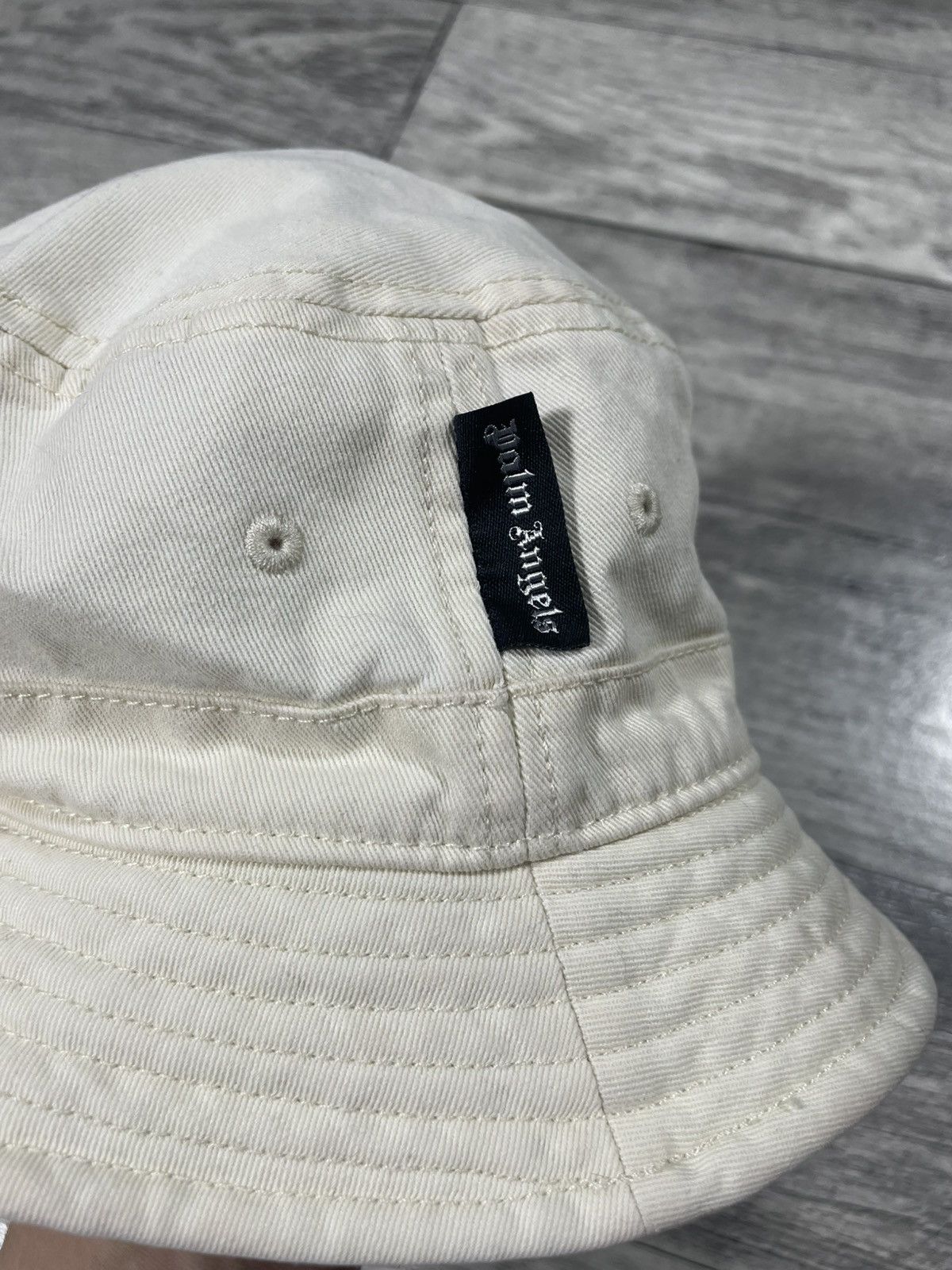 Palm Angels Palm Angels Unisex Embroidered Logo Bucket Size ONE SIZE - 2 Thumbnail