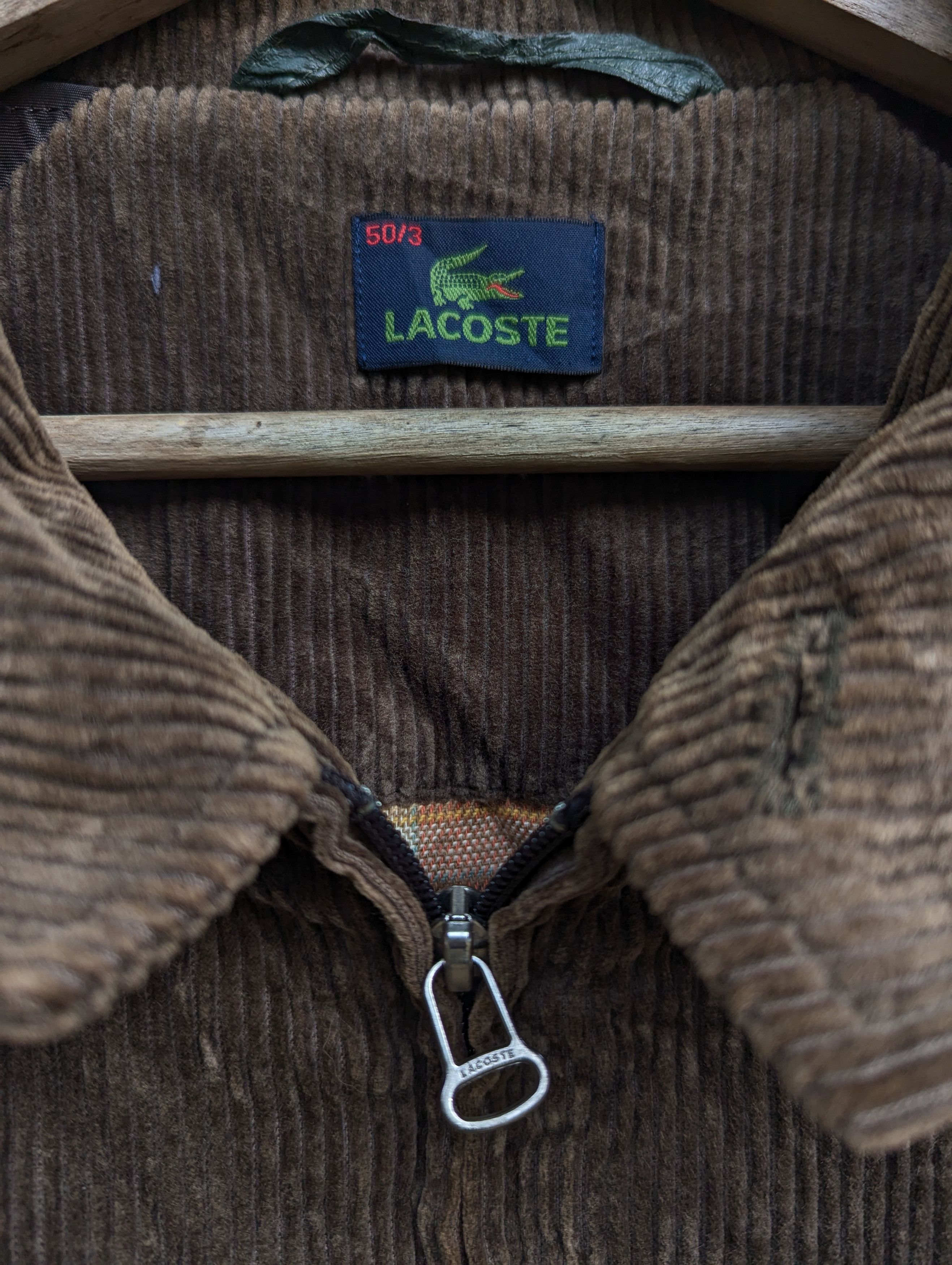 Lacoste LACOSTE CORDUROY FULL ZIPPER JACKET Size US M / EU 48-50 / 2 - 10 Thumbnail