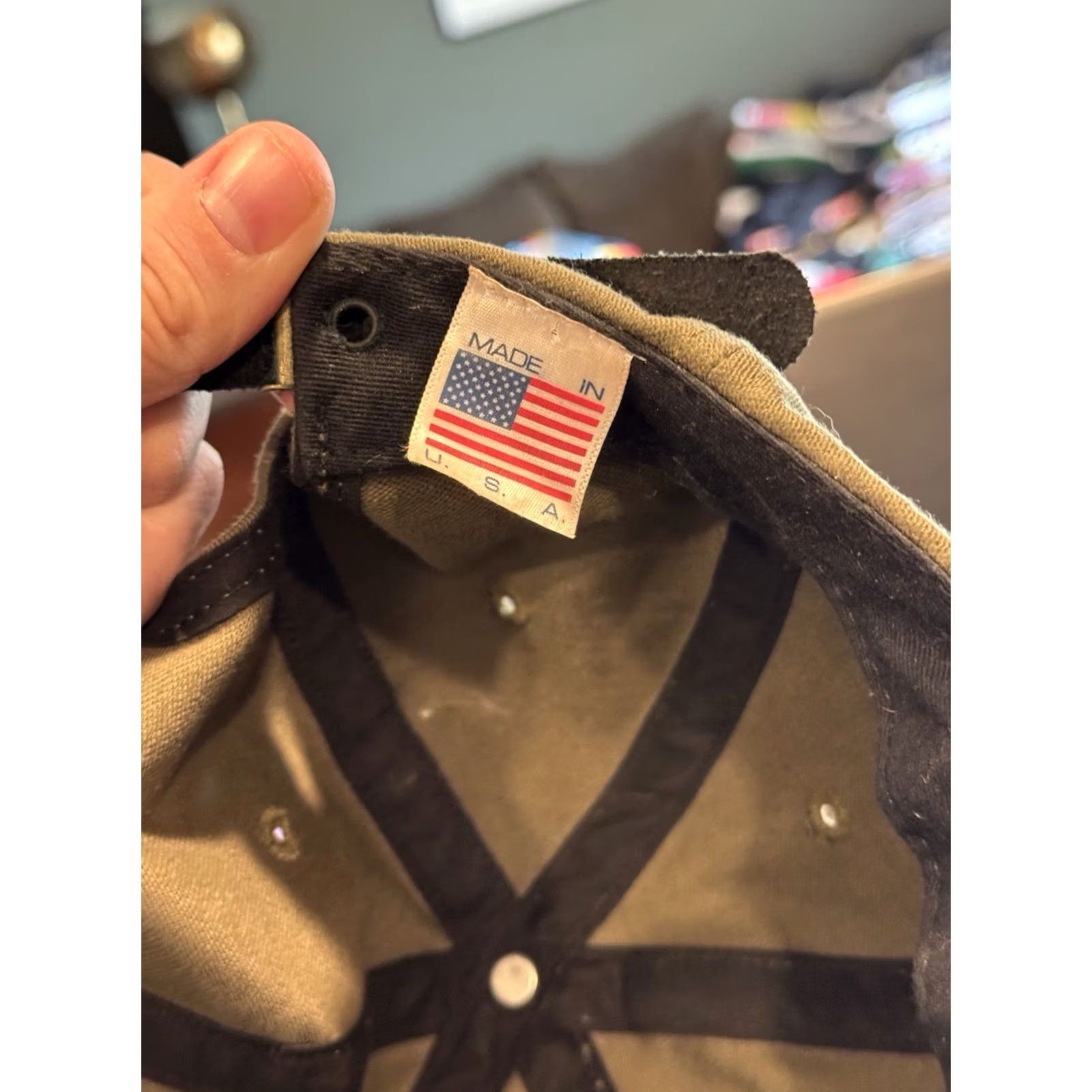 Vintage VINTAGE Jane Motorcycles Bomber Squadron Patch Green Strapback Hat USAAF Size ONE SIZE - 7 Thumbnail