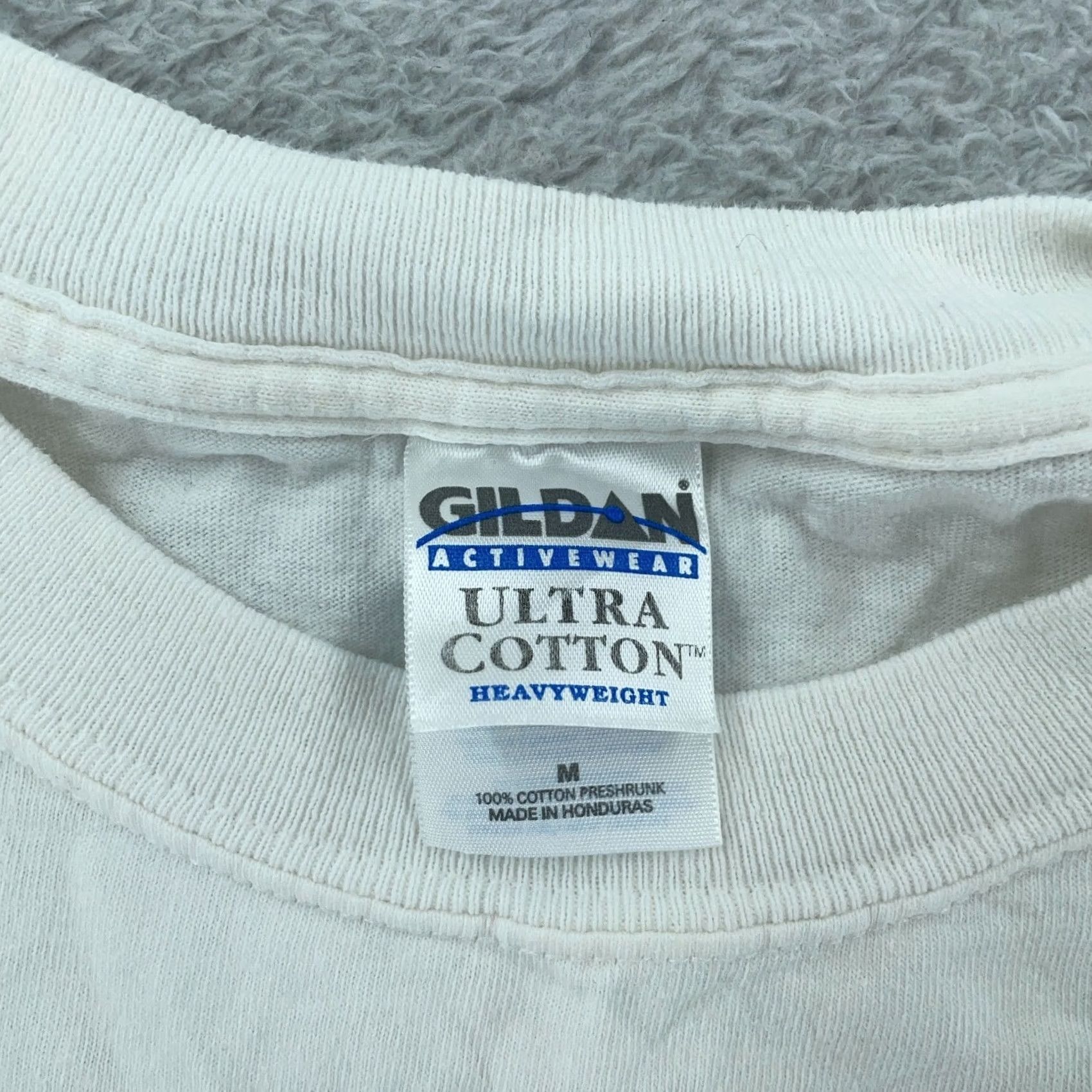 Gildan VINTAGE Larry Gatlin and the Gatlin Brothers T-Shirt Mens M White Cotton Heavyweight Size US M / EU 48-50 / 2 - 4 Thumbnail