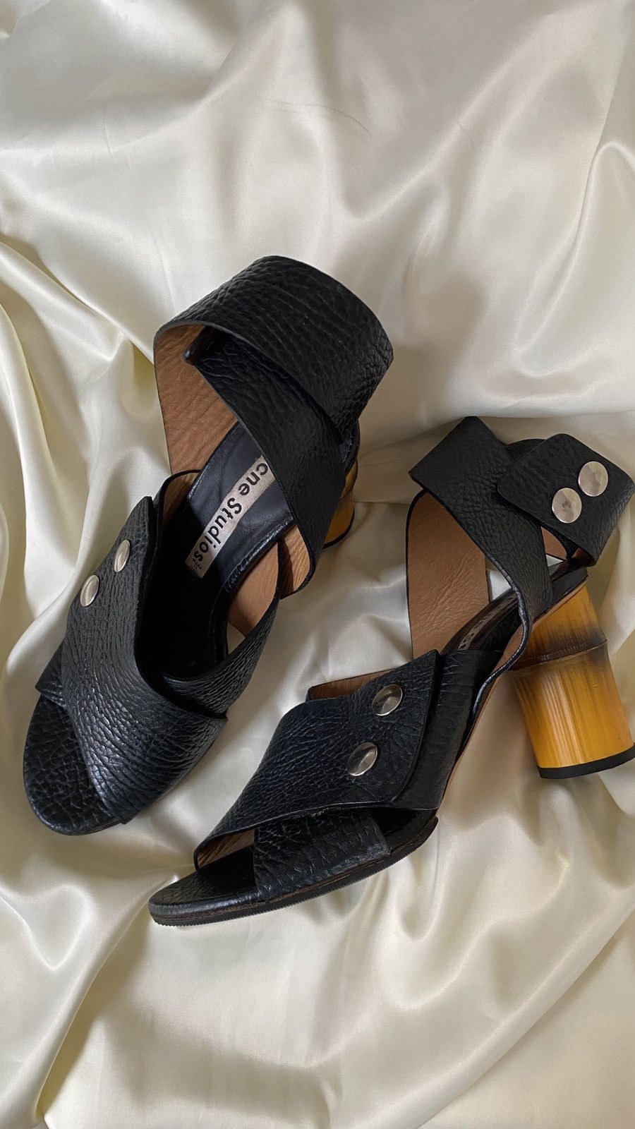 Acne Studios Vintage Acne Studios bamboo heel sandals Size US 8.5 / IT 38.5 - 3 Thumbnail