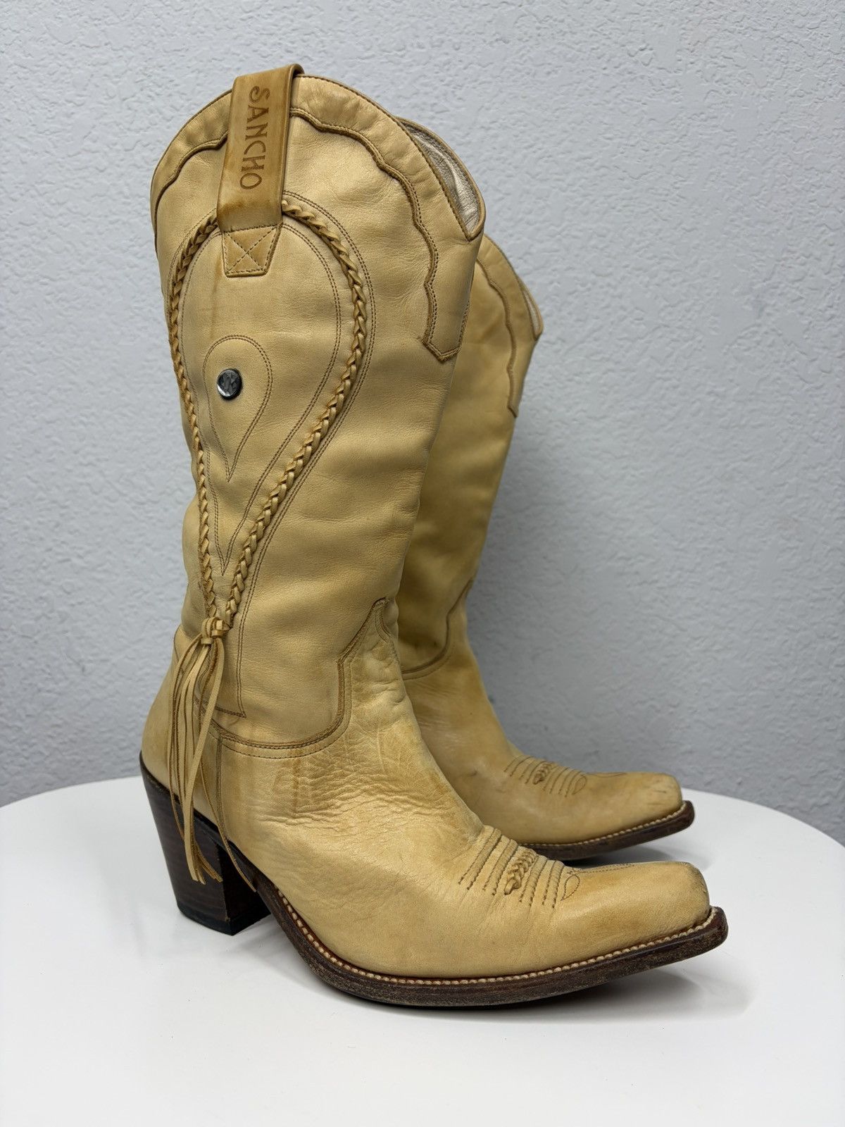 If Six Was Nine A.S. 98 Avant Garde Archive Leather Belted Boots Size US 9 / IT 39 - 2 Thumbnail