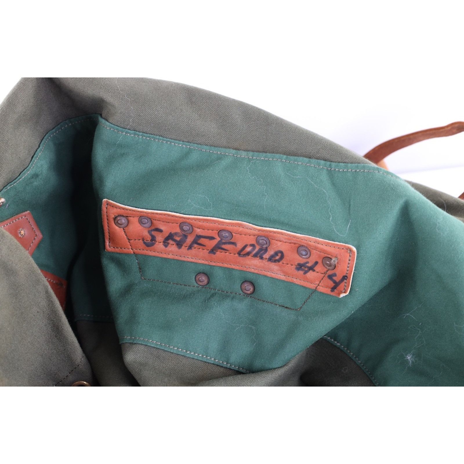 Duluth Pack Vintage Duluth Pack Heavy Canvas Leather Safford Pack Bag Size ONE SIZE - 12 Thumbnail