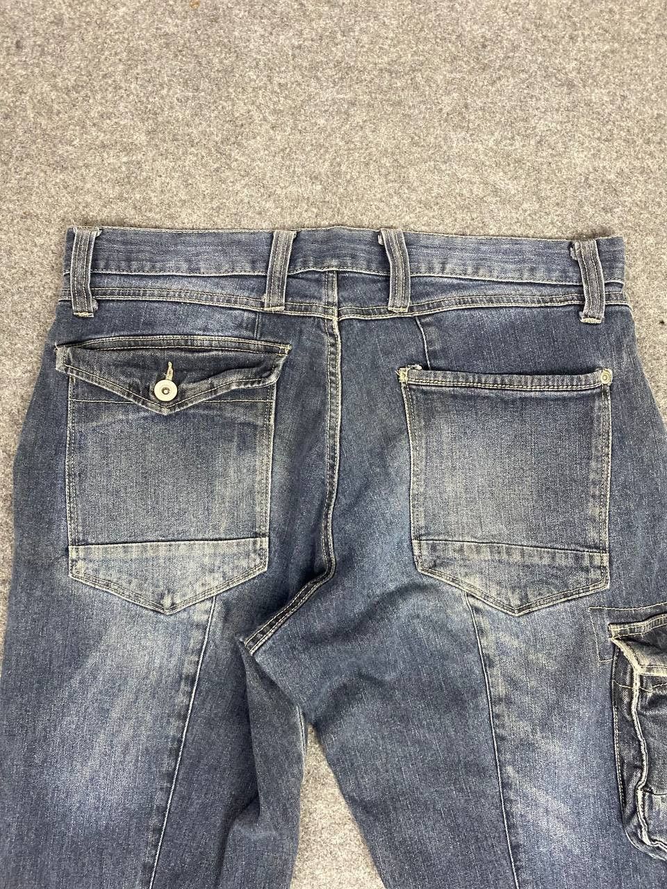 Japanese Brand japanese brands cargo denim distressed Size US 36 / EU 52 - 3 Thumbnail