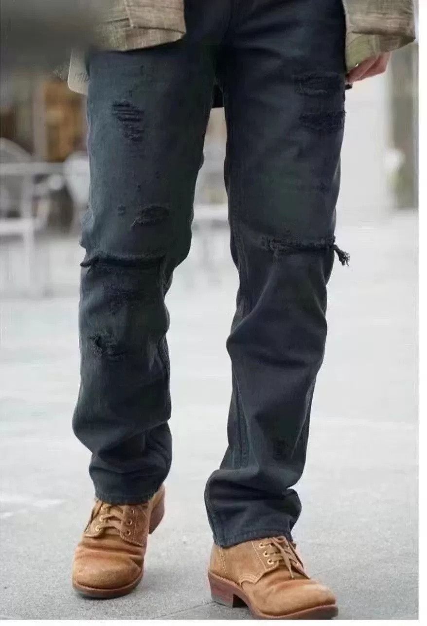 Visvim VISVIM 21SS Social Sculpture Damaged Jeans Size US 36 / EU 52 - 5 Thumbnail