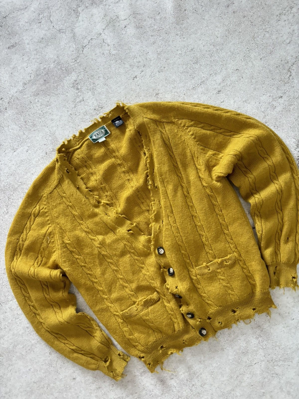 Vintage Vintage Cardigan Knit Wool from KKU Size US M / EU 48-50 / 2 - 5 Thumbnail
