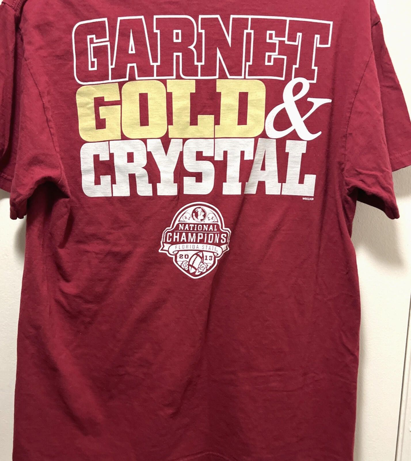 Other Med FLORIDA STATE SEMINOLES 2013 Champions NCAA Football Size ONE SIZE - 3 Thumbnail