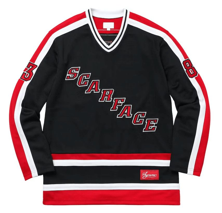 Supreme Scarface Hockey Jersey Black Size US M / EU 48-50 / 2 - 1 Thumbnail
