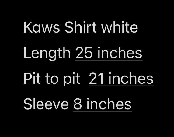 Kaws × Uniqlo Uniqlo Kaws Tee White Size US M / EU 48-50 / 2 - 4 Thumbnail
