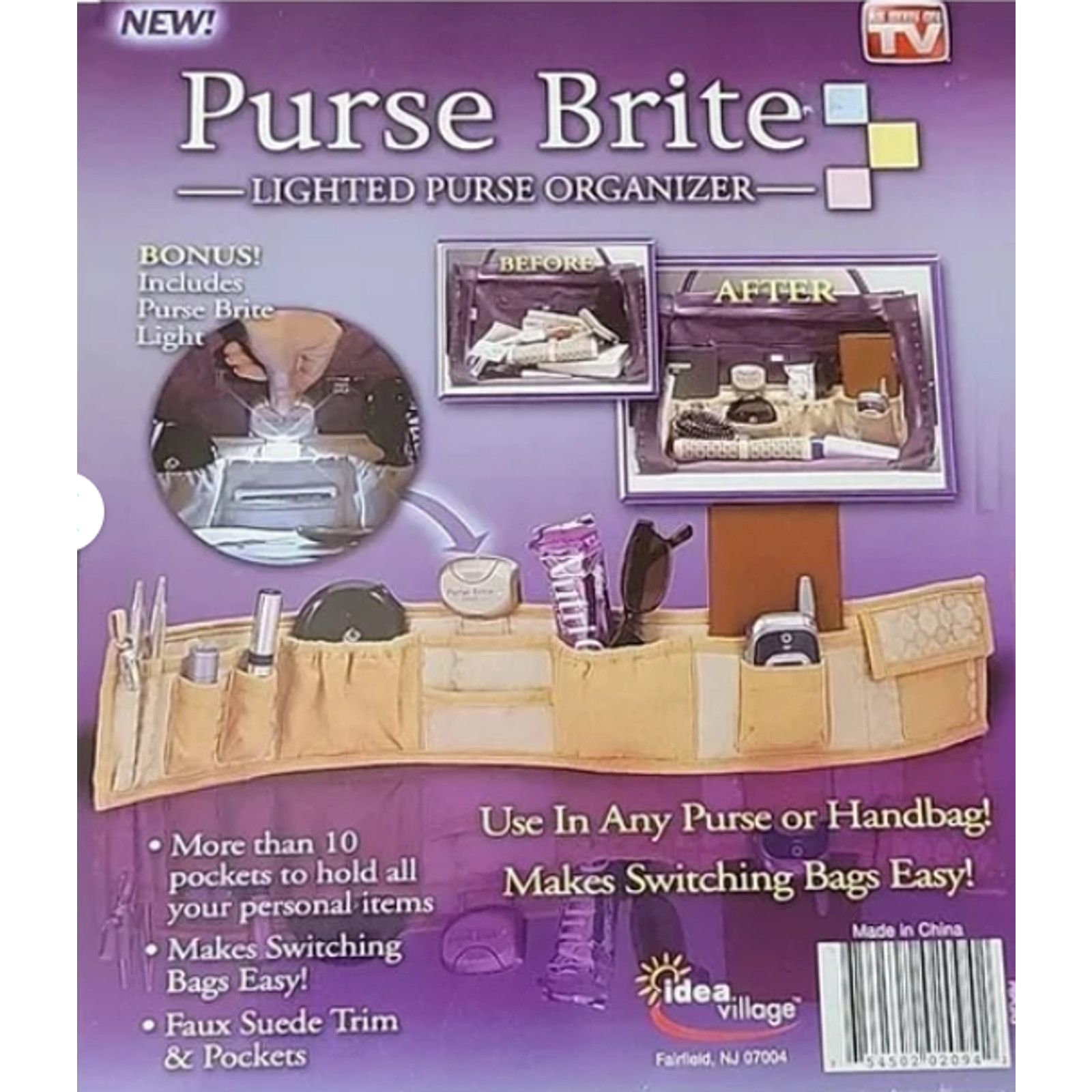 Other Vintage Purse Brite Organizer w/ Light with Multiple Pockets Size ONE SIZE - 2 Thumbnail