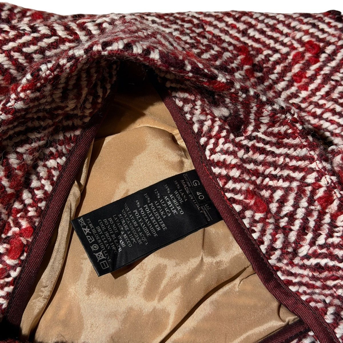 Messagerie Tweed woven wode leg trouser Size US 29 - 3 Thumbnail