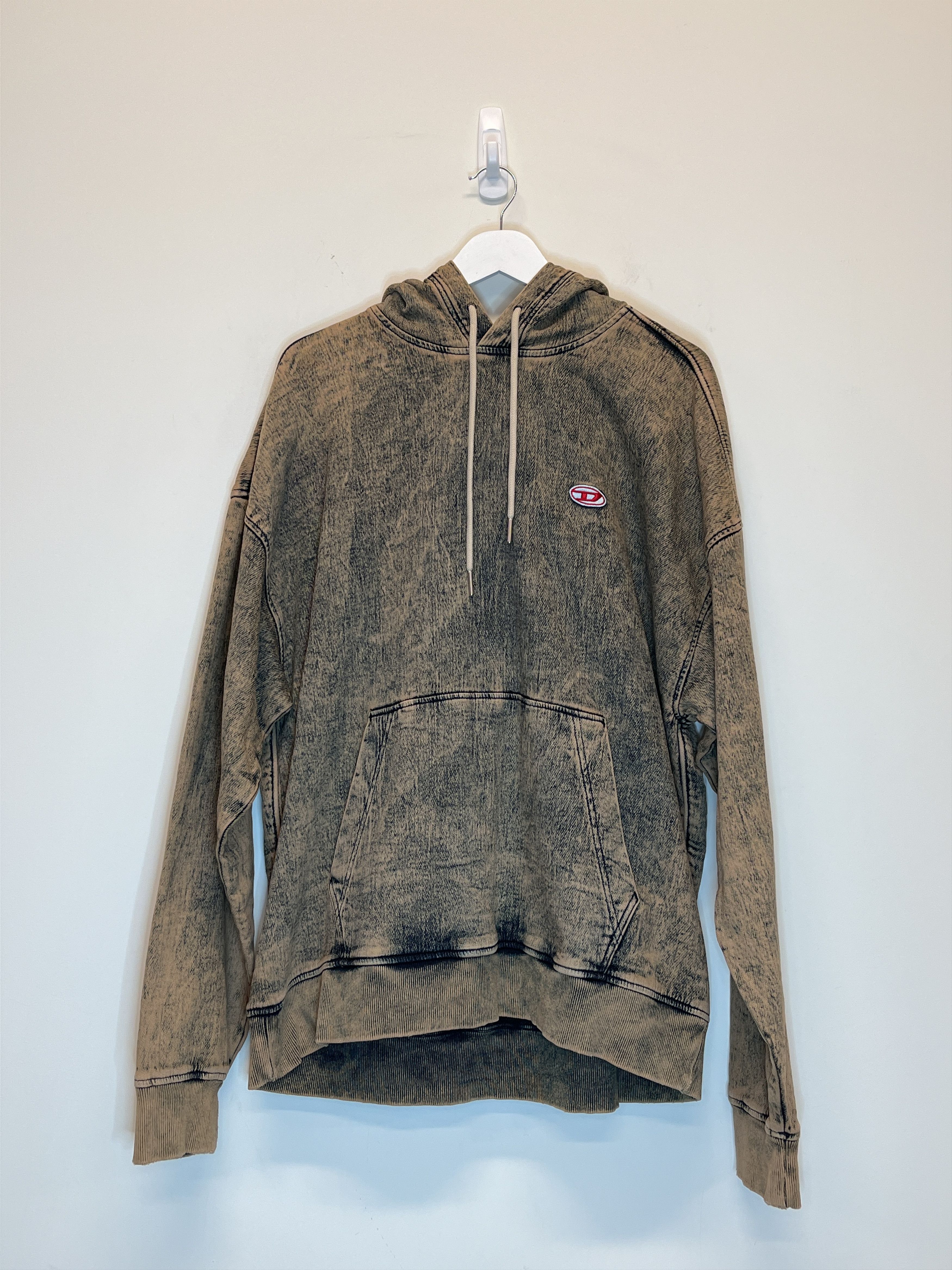 Diesel Acid Wash Hoodie Size US XXL / EU 58 / 5 - 1 Thumbnail