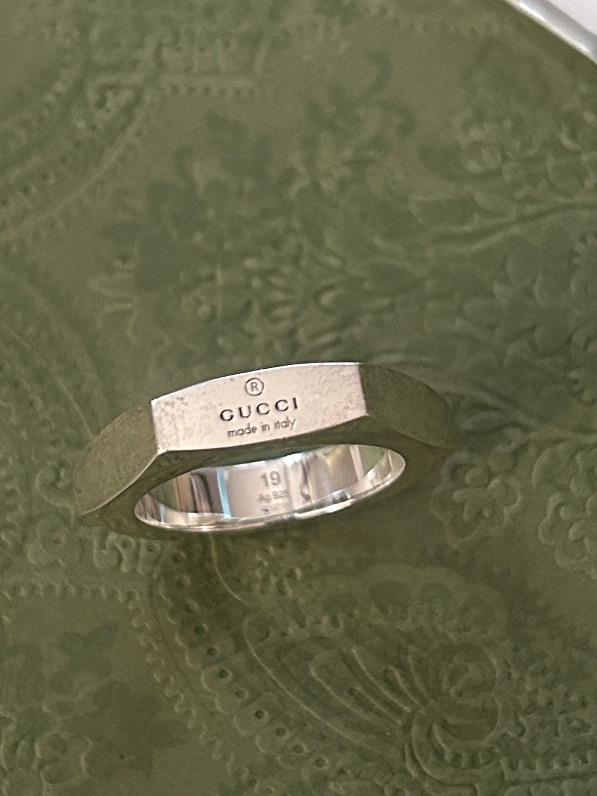 Gucci Gucci Trademark 5MM Silver 925 Unisex Silver 782839 Size ONE SIZE - 4 Thumbnail