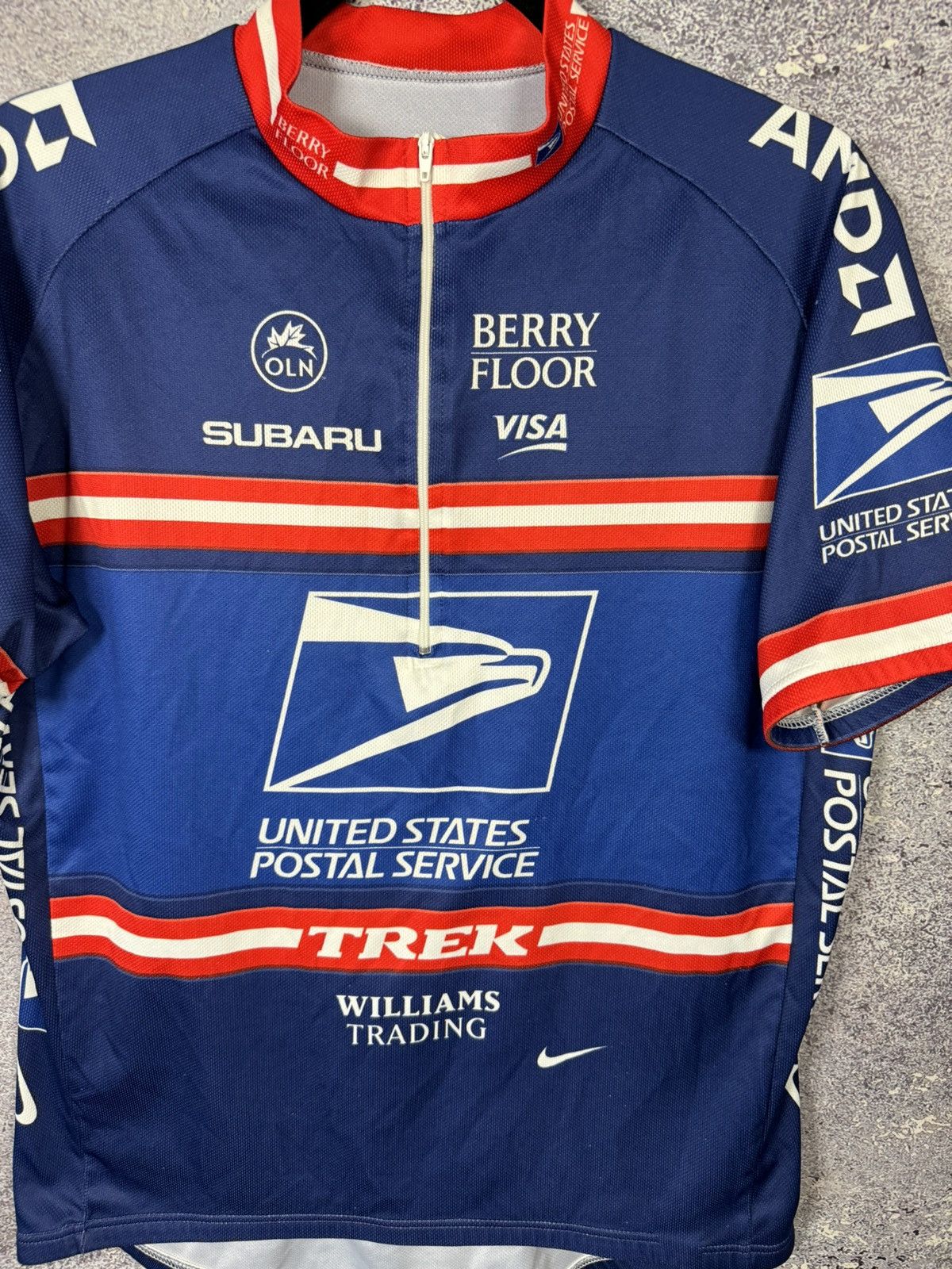 Bicycle × Nike × Vintage Nike Cycling US Jersey 2004Trek Tour de France Thomas Weisel Size US XL / EU 56 / 4 - 4 Thumbnail