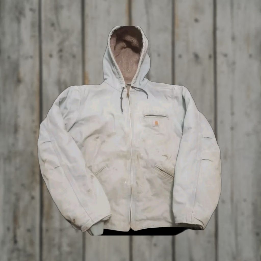 Carhartt Carhartt Jacket Women's XL Sherpa Hooded Sierra Sandstone Blue AO5 Size XL / US 12-14 / IT 48-50 - 1 Thumbnail