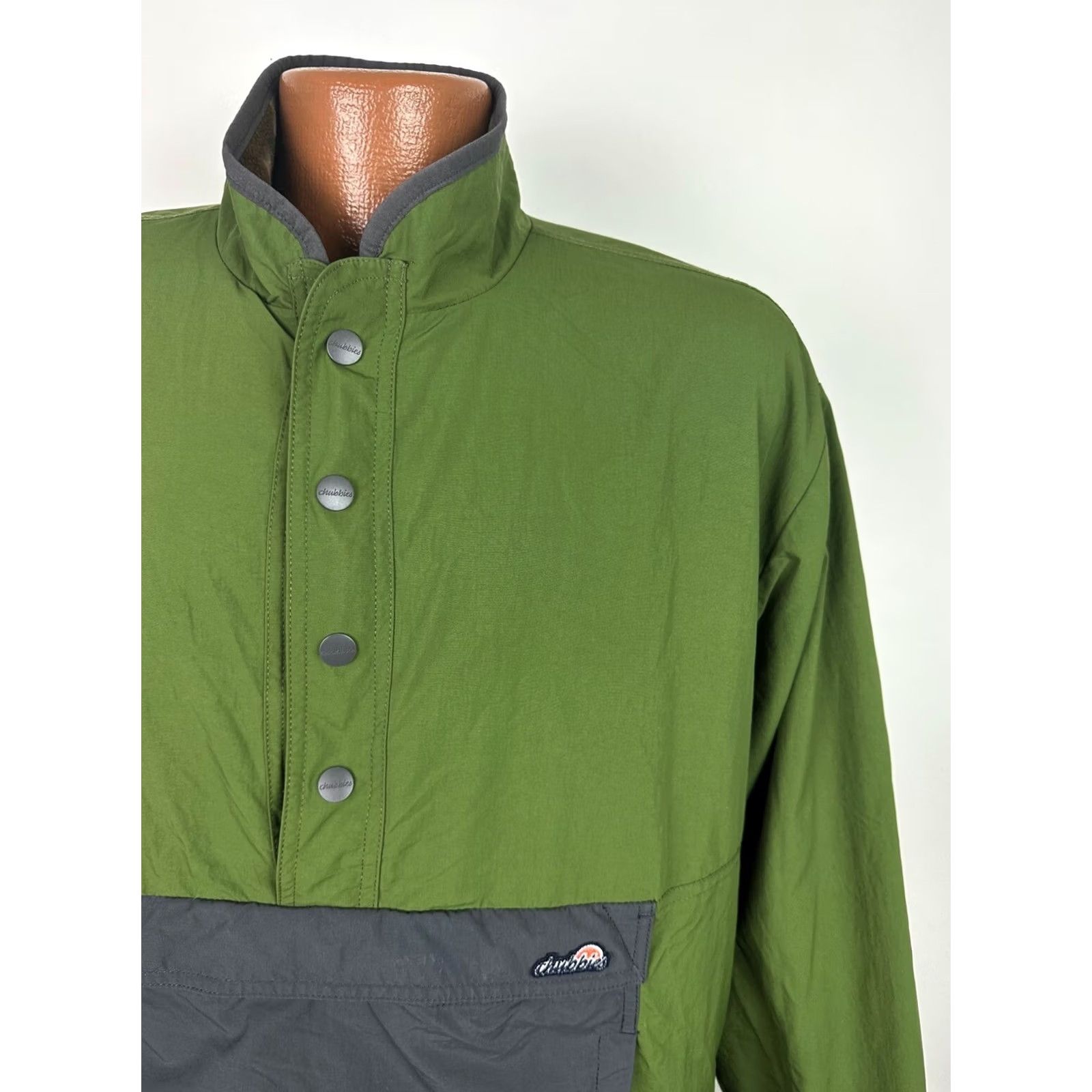 Chubbies Chubbies Fleece Pullover Mens Medium Reversible Olive Green Camo Print Pineapple Size US M / EU 48-50 / 2 - 5 Thumbnail