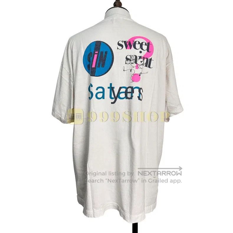Saint Michael Saint Michael Slogan LOGO short sleeves Size US XXL / EU 58 / 5 - 1 Thumbnail