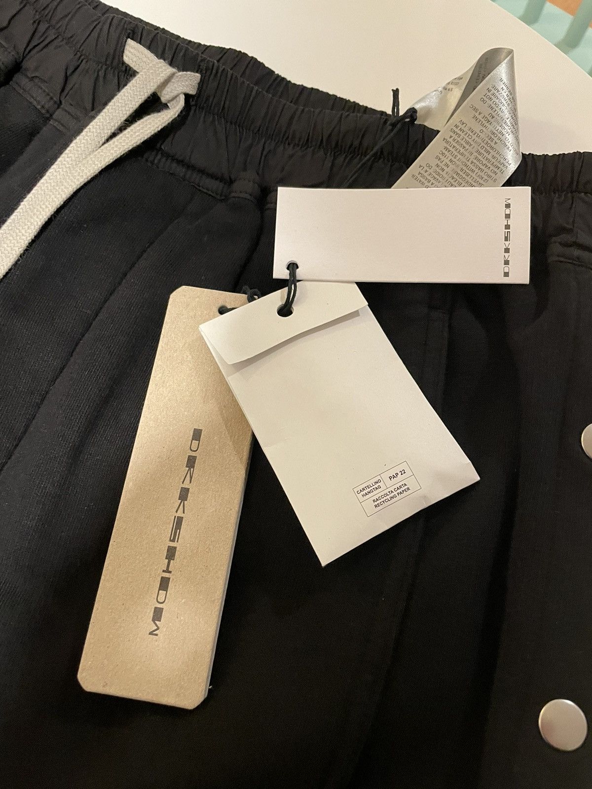 Rick Owens Drkshdw BNWT $1,025 RO Drkshdw Pusher Pants, size S Size US 28 / EU 44 - 7 Thumbnail