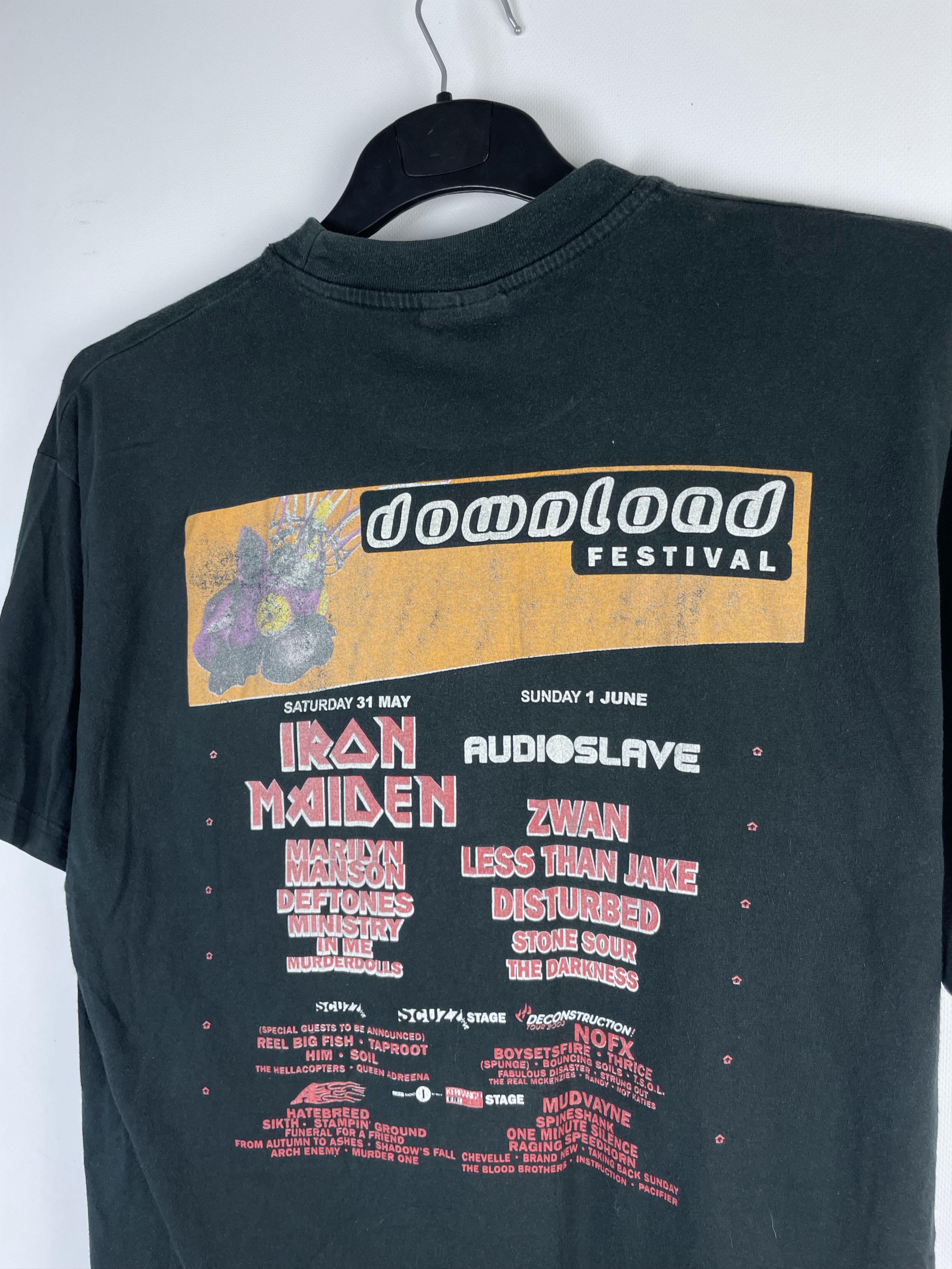 Band Tees Download 2003 Official Festival Merch Tshirt Size US XL / EU 56 / 4 - 9 Thumbnail