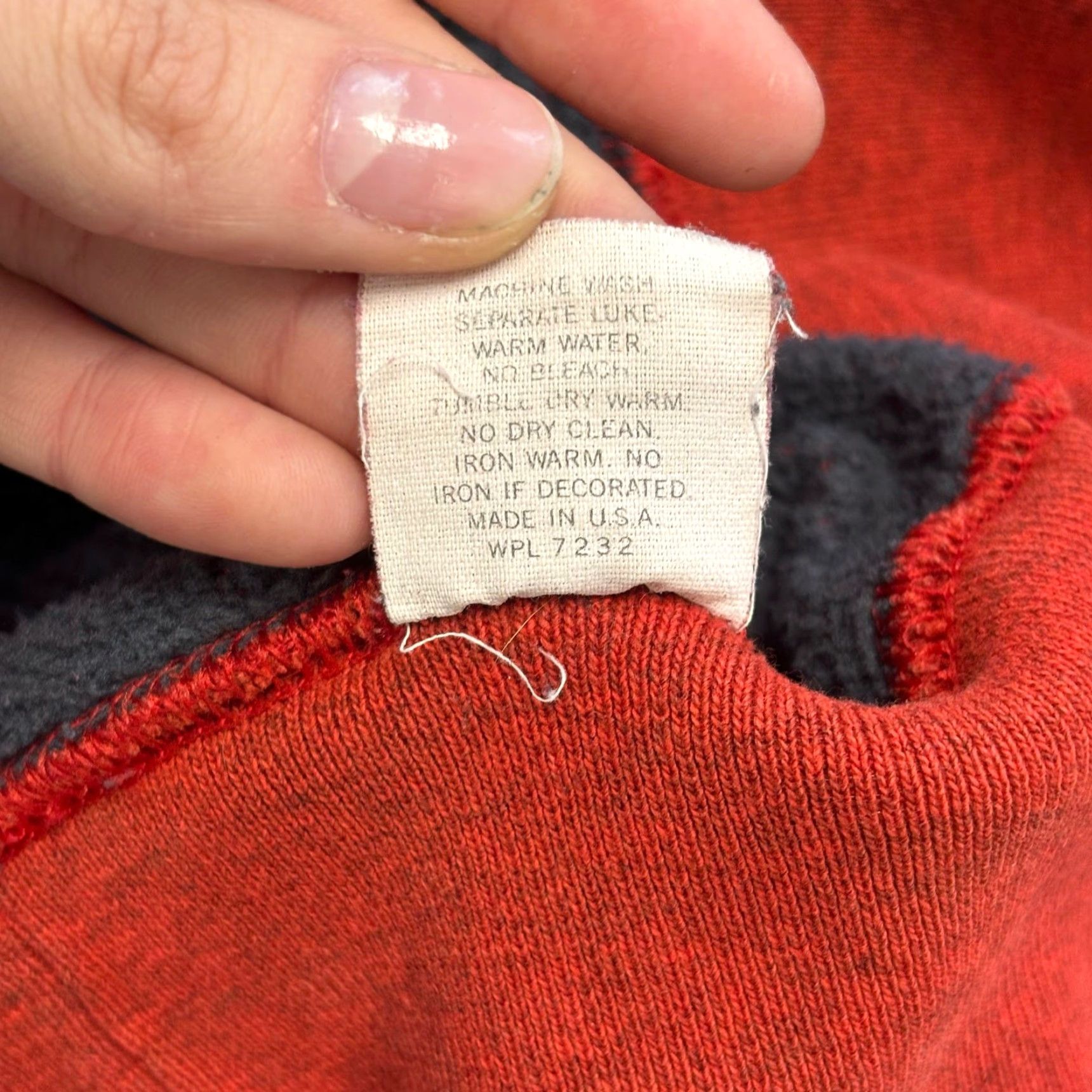 Russell Athletic VINTAGE Russell Athletic Red Mens L Sweatshirt Crewneck USA Size US L / EU 52-54 / 3 - 7 Thumbnail