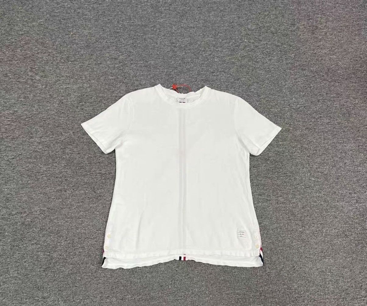 Thom Browne Thom Browne TB Striped Short Sleeve Polo Shirt J16 Size US S / EU 44-46 / 1 - 1 Thumbnail