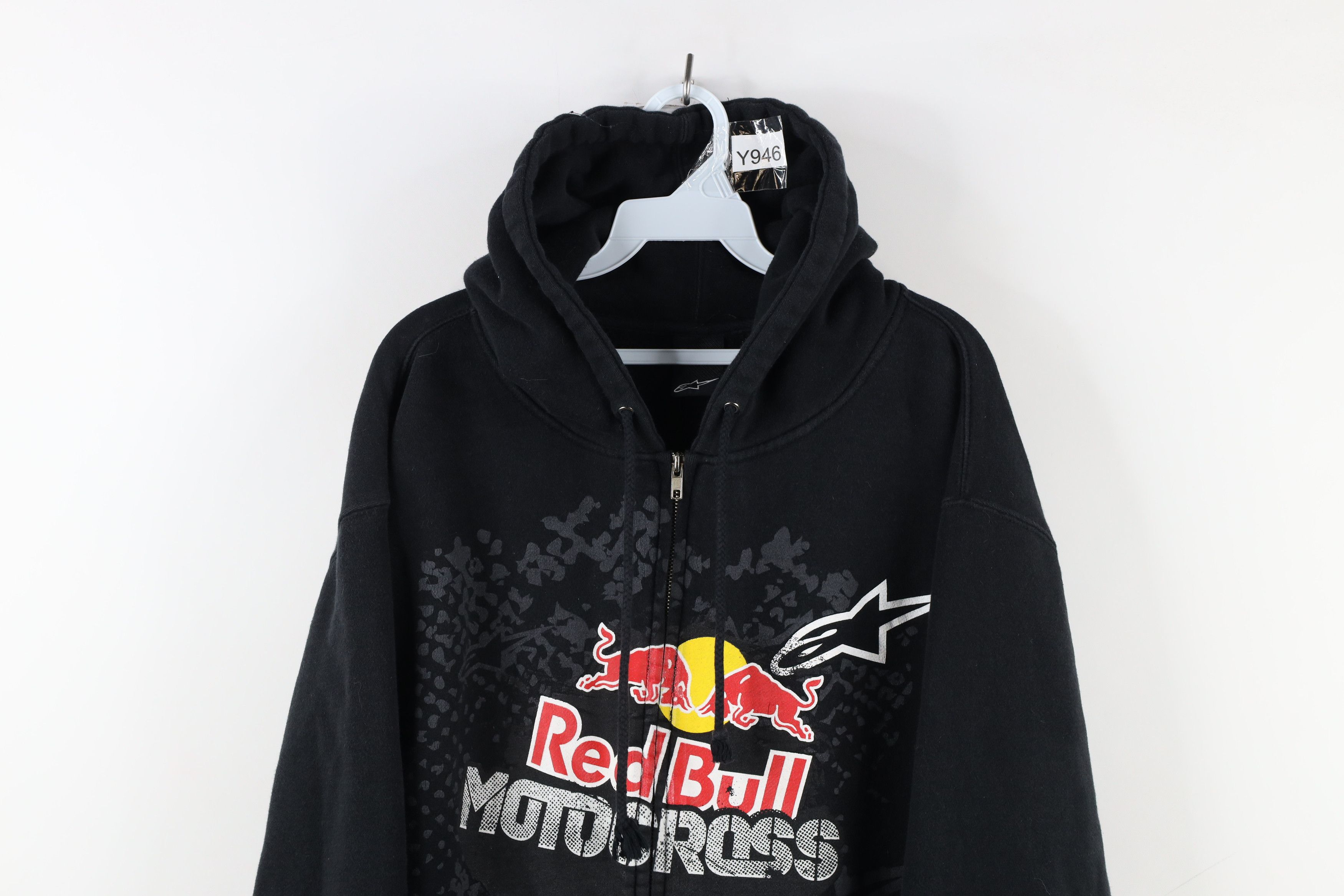 Alpinestars × Vintage Vintage Alpinestars Out Red Bull Motocross Racing Hoodie Size US L / EU 52-54 / 3 - 2 Thumbnail
