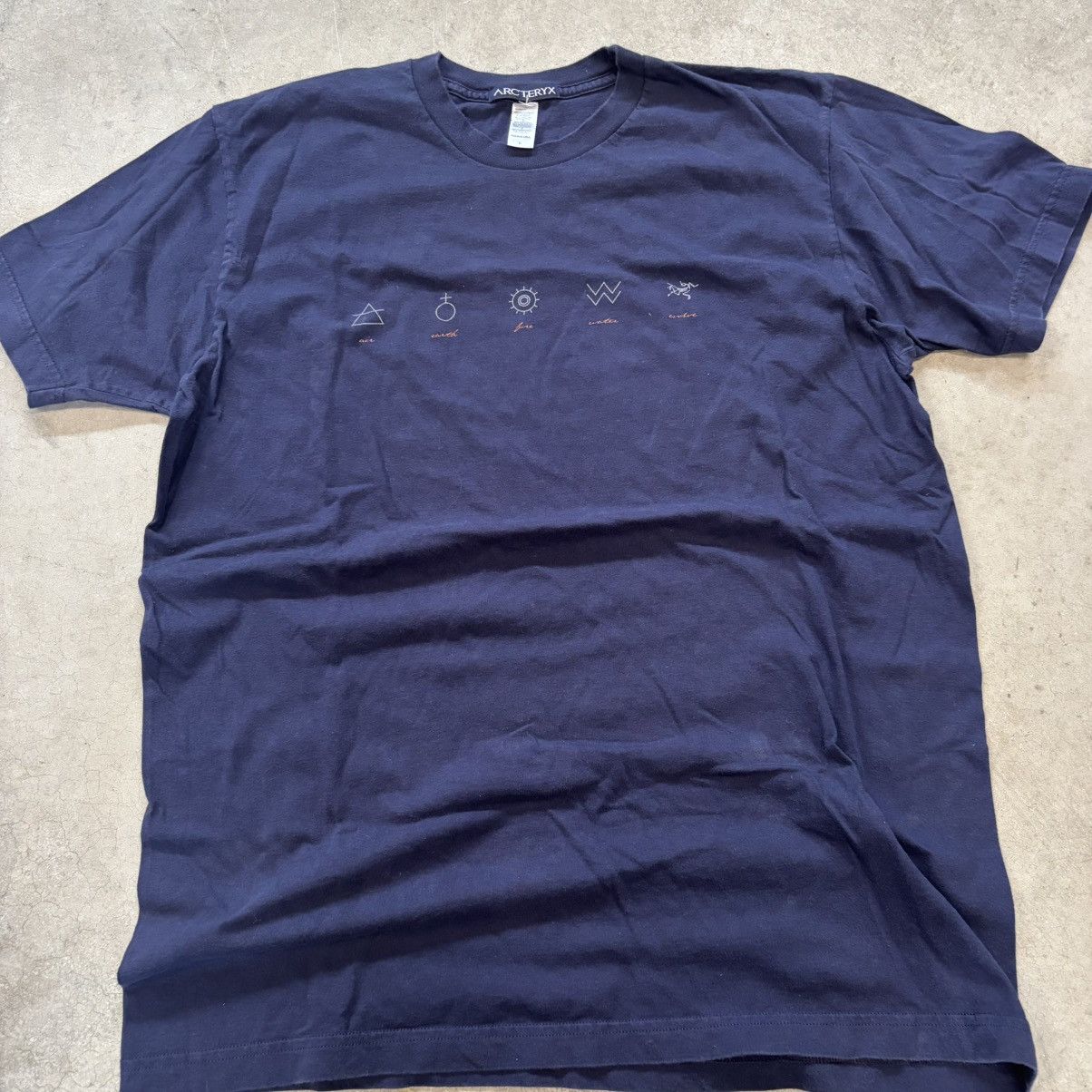 Arc'teryx Arc’teryx Elements T-Shirt Navy Blue (L) – Made in USA Size US L / EU 52-54 / 3 - 1 Thumbnail