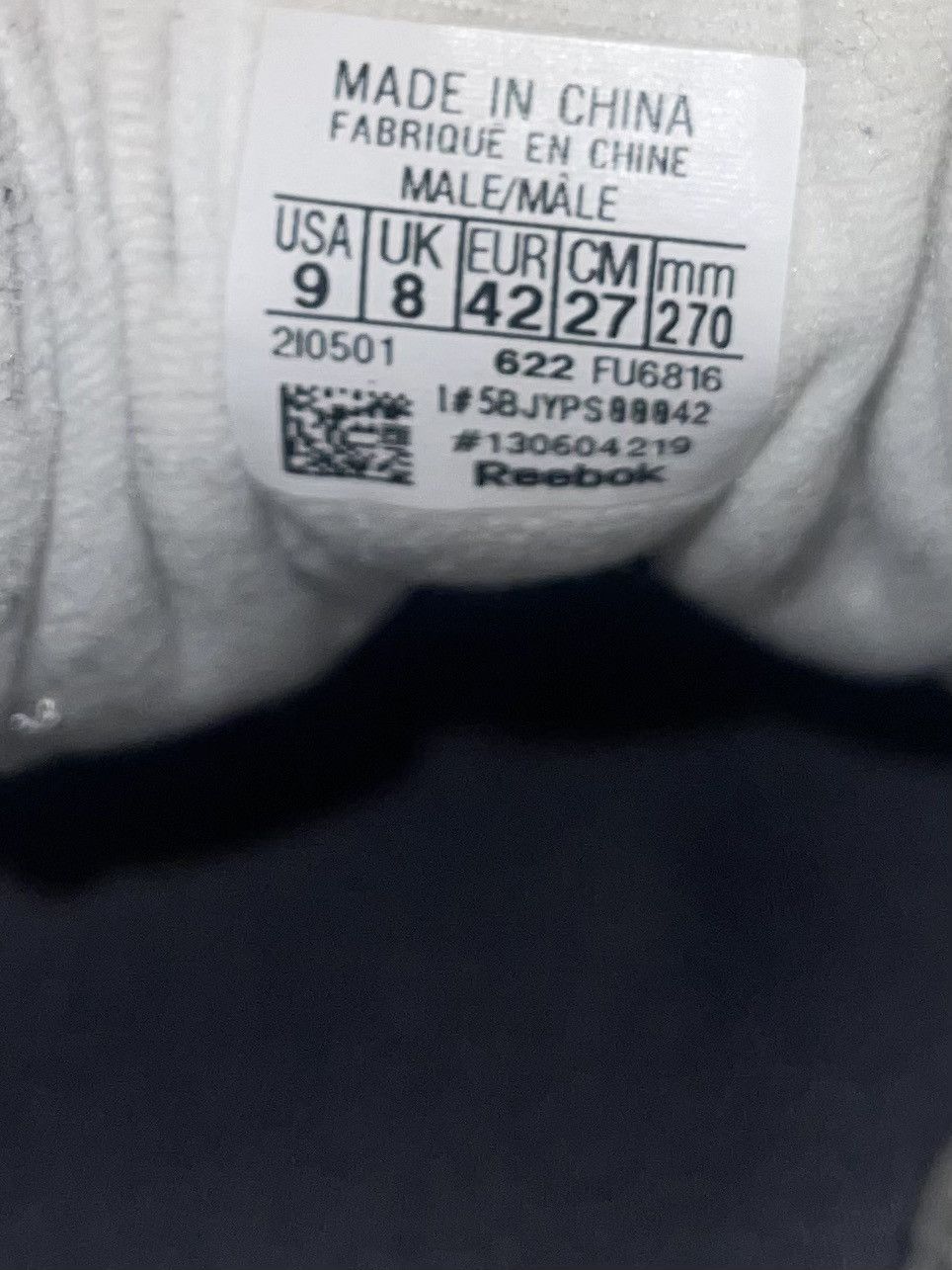 Reebok Reebok Original - All White - Good Condition - Sz 9 Size US 9 / EU 42 - 5 Thumbnail