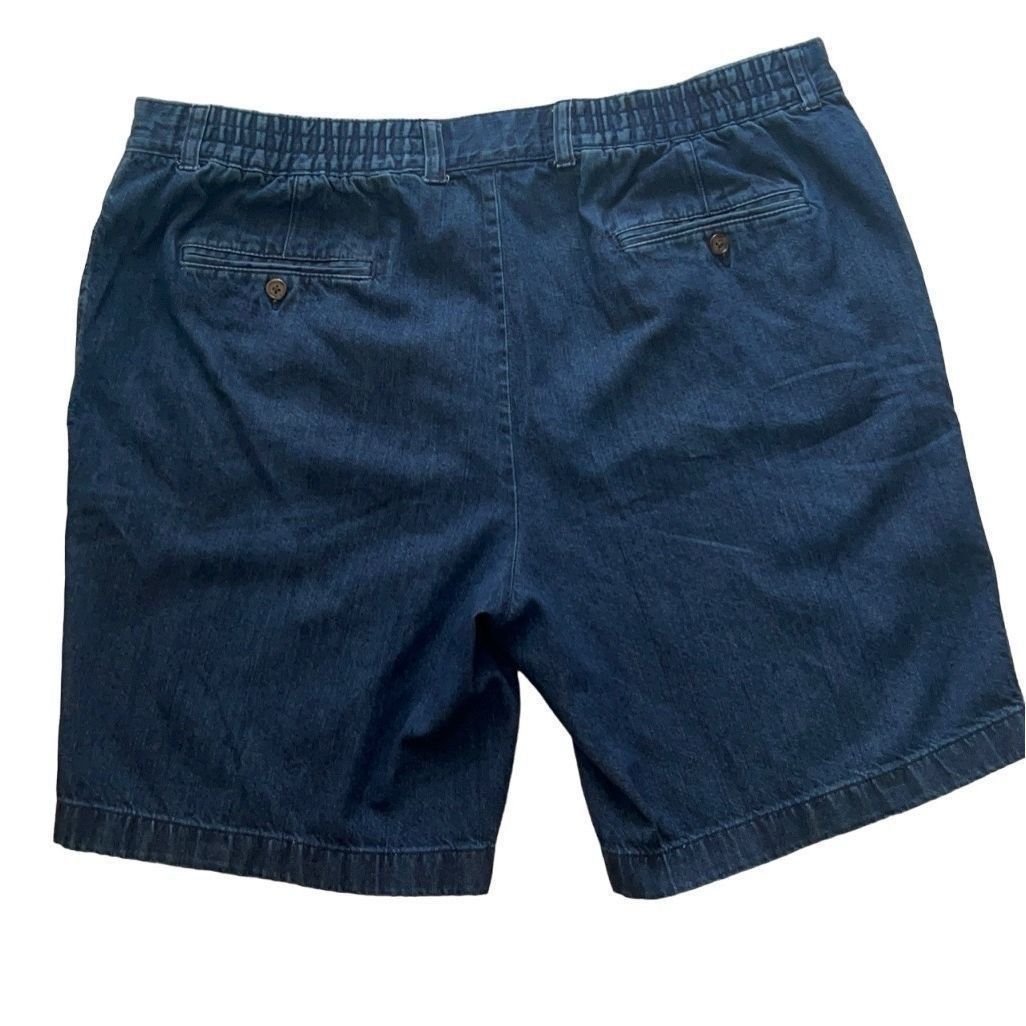 Roundtree Yorke Roundtree Yorke dark wash blue jean denim shorts size 42x9 Grailed