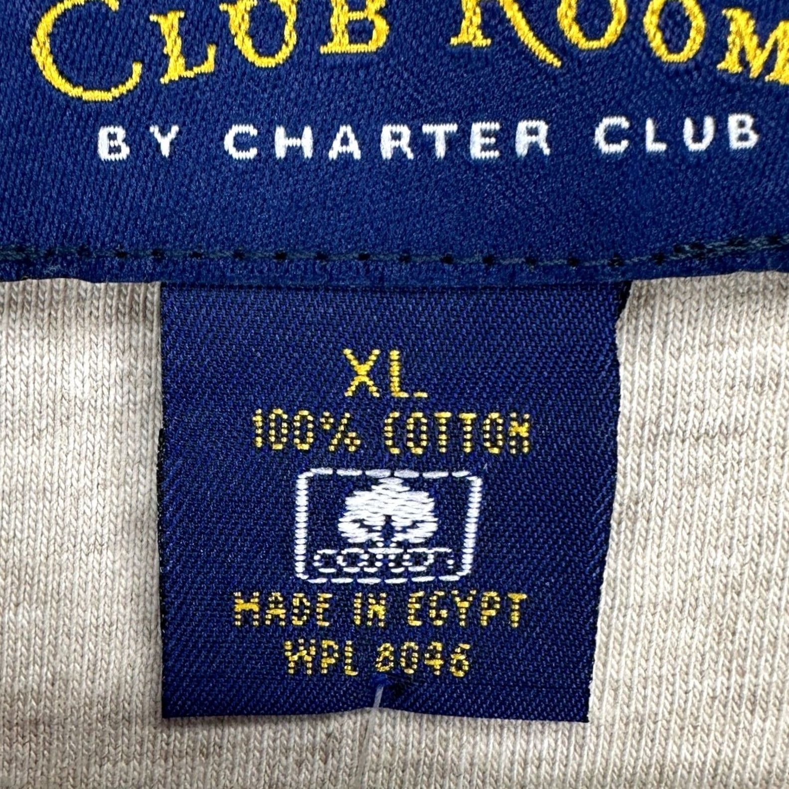 Club Room Club Room Mens Henley T-Shirt XL Light Tan Long Sleeve Tee 100% Cotton NEW Size US XL / EU 56 / 4 - 6 Thumbnail