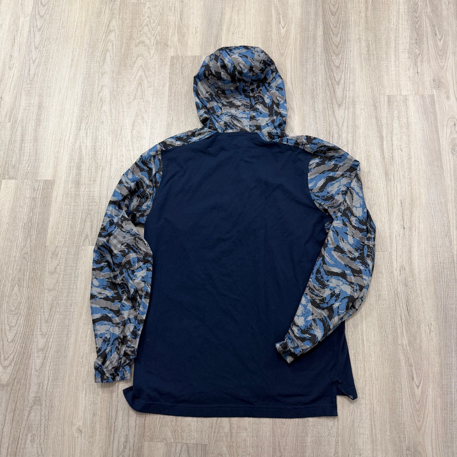 Under Armour Under Armour Anorak Jacket Men's Large Blue Camo Lightweight Size US L / EU 52-54 / 3 - 5 Thumbnail