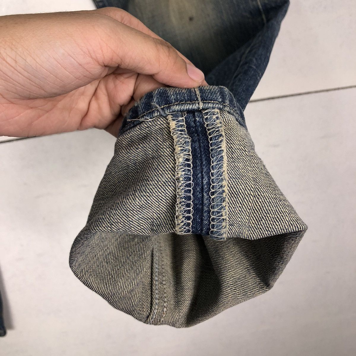 Levi's 🔥Vintage Distressed Denim Rusty Levi’s 501 Travis Scott Size US 30 / EU 46 - 16 Thumbnail