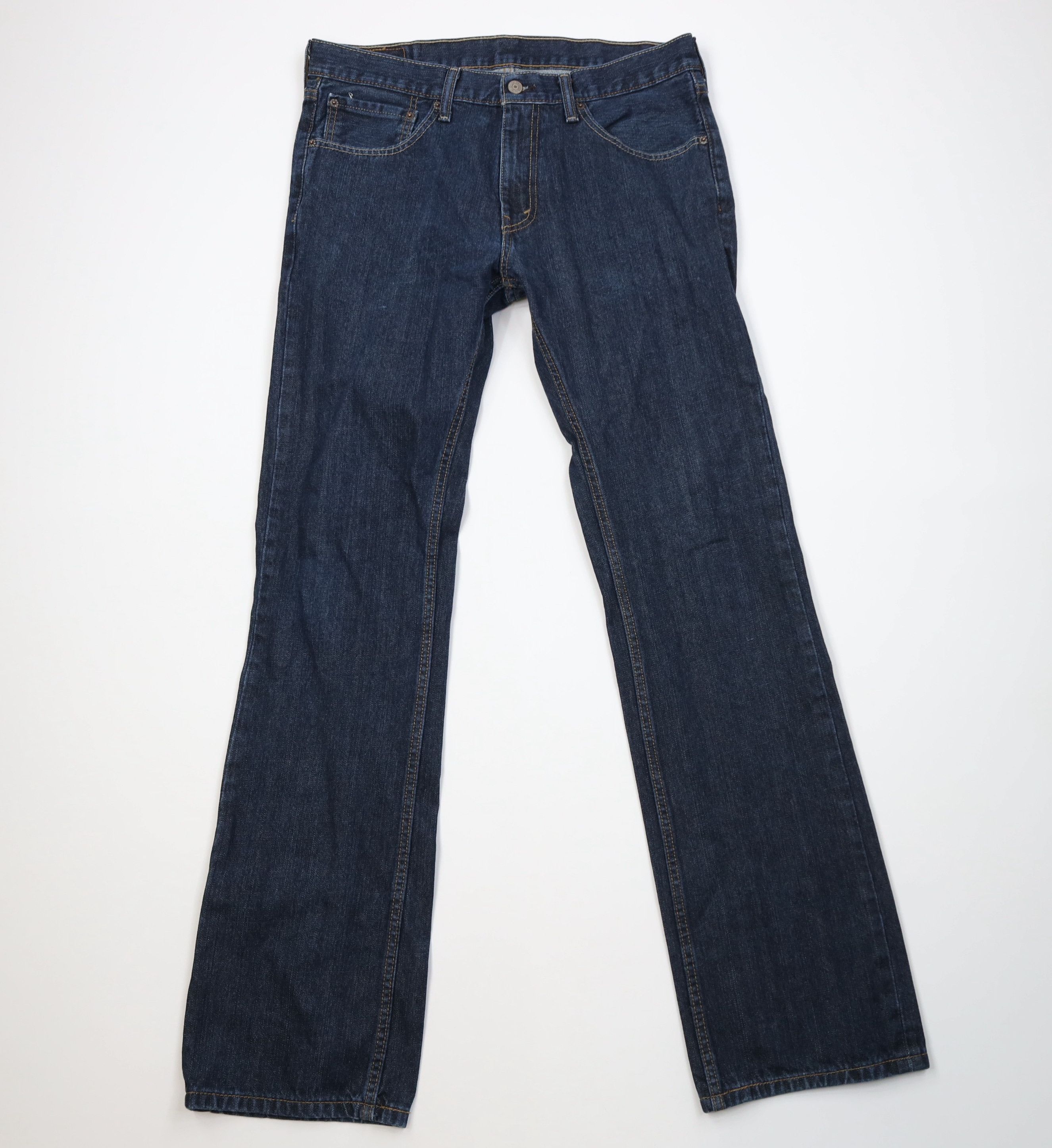 Levi's Vintage Y2K Levis 527 Slim Boot Cut Flared Denim Jeans Blue Size US 34 / EU 50 - 1 Thumbnail